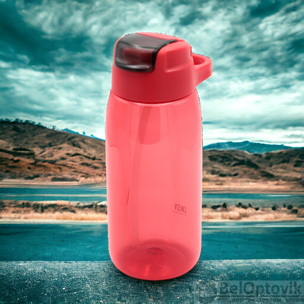 Пластиковая бутылка Lisso 600 мл / Компактная и объемная